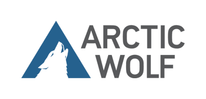 Arctic Wolf company logo. Bronze Sponsor for the 2025 PLUS Conference