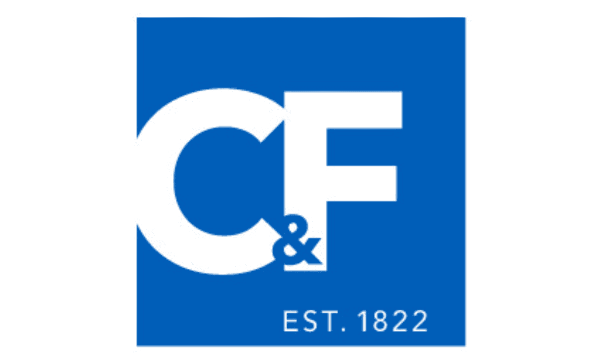 Crum & Forster updated logo in blue
